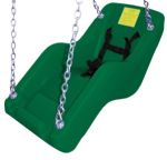 Swing Seat with Soft Harness - Green