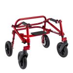 Size Extra-Small - Klip Walker with Seat and 8-inch Wheels (Red)