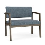 Lenox Steel Bariatric Waiting Room Chair with BRONZE Frame Finish and SERENE Upholstery