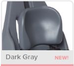 Standard Headrest<br>
MHS - 7.5 in. W x 6.5 in. D<br>
Dark Gray