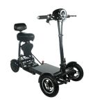 Black MS-3000 Folding Mobility Scooter with STANDARD Seat and 10AH Battery