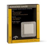 Bordered Gauze 6 in. x 6 in. with 4 in. x 4 in. Pad - Case of 150 Units