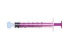 Clear Oral Syringe, Sterile, Centered Tip, 3 mL - Case of 100 units
