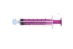 Clear Oral Syringe, Sterile, Centered Tip, 6 mL - Case of 100 units