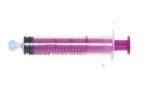 Clear Oral Syringe, Sterile, Centered Tip, 20 mL - Case of 100 units
