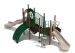 Grand Cove Commercial Playground Set for Toddlers, Kids, and Preteens - Neutral Colors