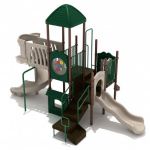 Hoosier Nest Playground System for Toddlers, Kids, and Preteens - Neutral Colors