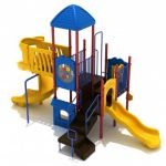 Hoosier Nest Playground System for Toddlers, Kids, and Preteens - Primary Colors