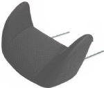 Black Rodded Seat Extension (Large/Curved)