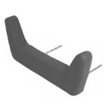 Black Rodded Seat Extension (Small/90°)