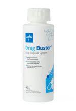 Drug Buster Drug Disposal System, 4 oz. - Destroys Approximately 50 Pills - Case of 96 Units