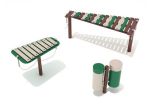 Rhythm Group of 3 Outdoor Musical Equipment for Playgrounds - Neutral Colors