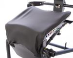 Black Hygienic Seat Cover for Wide Countered Seat