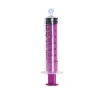 Sterile Clear Oral Syringe with Purple Plunger Rod, 35 mL - Case of 100 units