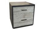 Short Filing Cabinet with Drawers and Welded Steel Frame