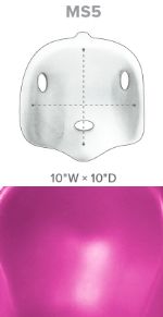 MS5<br>
10 in. W x 10 in. D<br>
Lilac