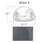 Size 1 - Dark Gray