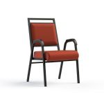 Cordovan Color<br>ComforTek Wide Chair with Arms