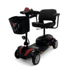 Red Z-4 Mobility Scooter with SUPER Seat and 12AH Li-ion Battery