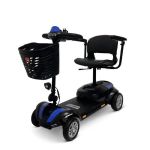 Blue Z-4 Mobility Scooter with STANDARD Seat and 12AH Li-ion Battery