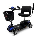 Blue Z-4 Mobility Scooter with SUPER Seat and 12AH Li-ion Battery