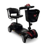 Red Z-4 Mobility Scooter with STANDARD Seat and 12AH Li-ion Battery