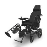 Black STANDARD X-9 Reclining Power Wheelchair