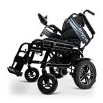 Black STANDARD X-6 Lightweight Electric Wheelchair