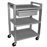 Cart With Drawer (Gray)