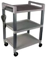 Cart with Power Strip (Gray)