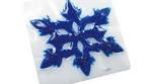 Blue 6 Spoke Snowflake Gel Pads