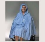Shower Poncho - Long 34in. L Back with Hood