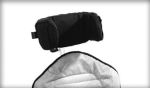 Flat Headrest Laterals with Cover - Black, Pair (Requires Flat Headrest - Not Available with Contoured Headrest)