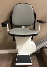 Indoor Stair Lift, Gray Color Upholstery