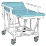 Folding Shower Gurney Bed with Water Resistant Foam Pad