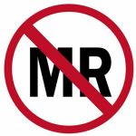 MRI DANGER label 3 1/2