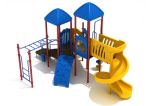 Coopers Neck Large Playground System for Kids and Preteens - Primary Colors