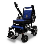 Quilted Blue STANDARD MAJESTIC IQ-7000 Power Wheelchair Upholstery