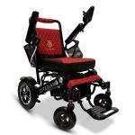Quilted Red MAJESTIC IQ-7000 MAX Power Wheelchair Upholstery