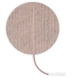 2 in. Round Cloth Electrode Pads - Tan (Qty. 4)