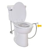 H1 Palm Button Manually Operated Home Bidet - Left Hand Orientation