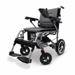 ComfyGO X-7 Lightweight Foldable Electric Wheelchair with (2) 7.5AH Batteries<br>Up to 19 Mi. Travel Range