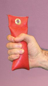 The Red 1.5 or 7.5-pound Soft Hand Grip forms to the hand for a more comfortable and secure grip