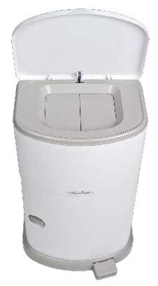 top view of  the AKORD 11 Gallon Adult Brief Disposal System with Extra Odor Control