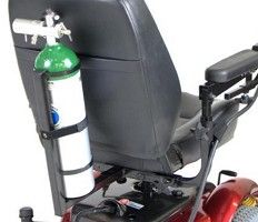 Oxygen Tank Holder (SF8010) shown on other scooter style