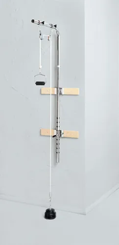 Wall store pulley system