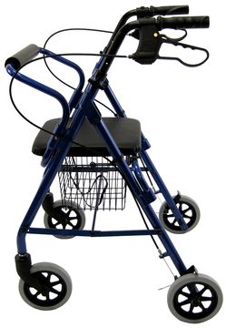 he Junior Rollator is an extremely light weight rollator yet extremely durable.