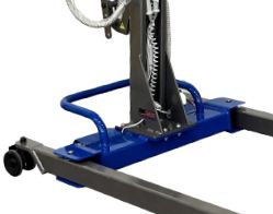 Rolling casters allow for quick and easy moving