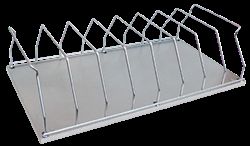 8 Capacity Stainless Steel Binder Rack