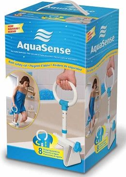 AquaSense Multi-Adjustable Bath Safety Rail Arrives in a Compact Retail Box